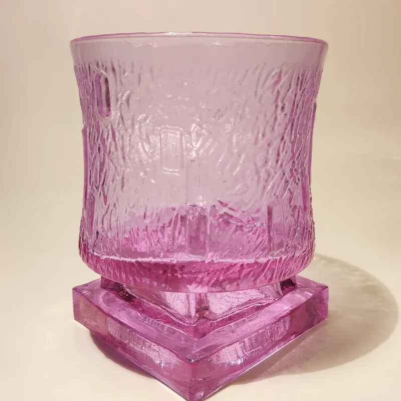 Pamono Ice Bucket and 6 Glasses in Murano Glass Alexandrite, Italy, 1960s, Set of 7> Ice Buckets & Wine Coolers
