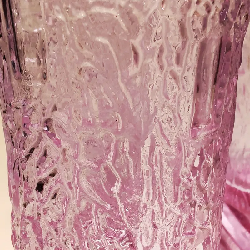 Pamono Ice Bucket and 6 Glasses in Murano Glass Alexandrite, Italy, 1960s, Set of 7> Ice Buckets & Wine Coolers