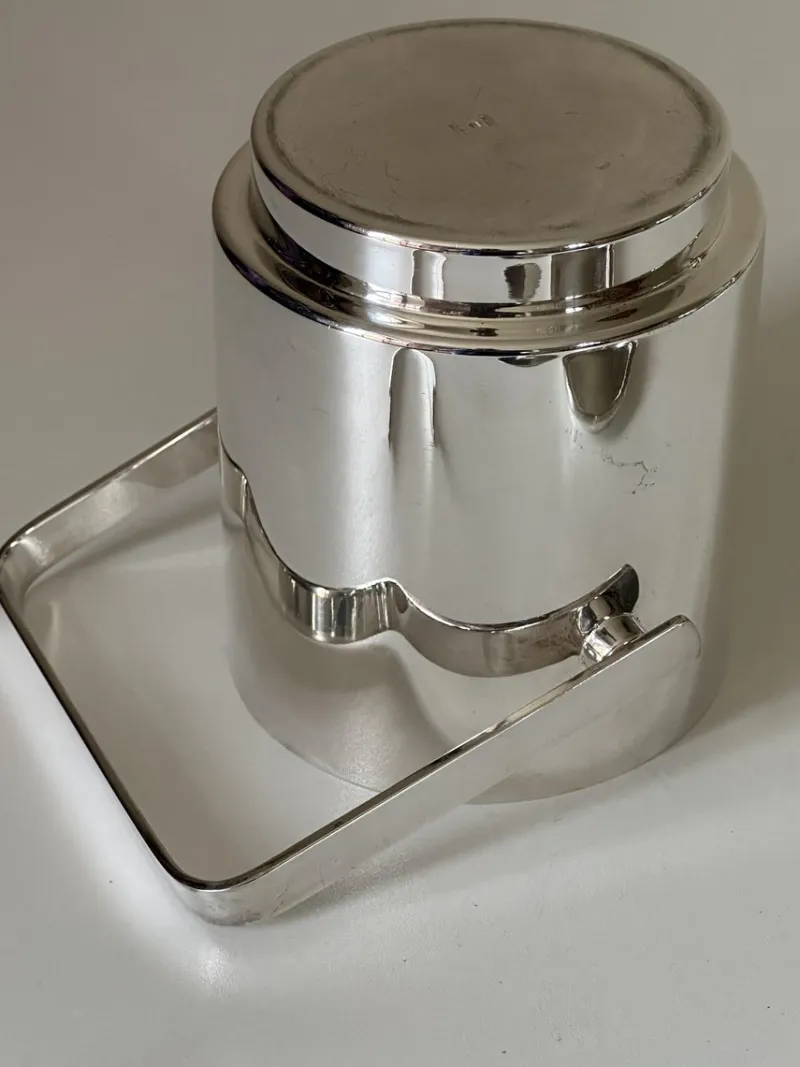 Pamono Ice Bucket and Tongs by Gallia Christofle for Christofle, Set of 2> Ice Buckets & Wine Coolers