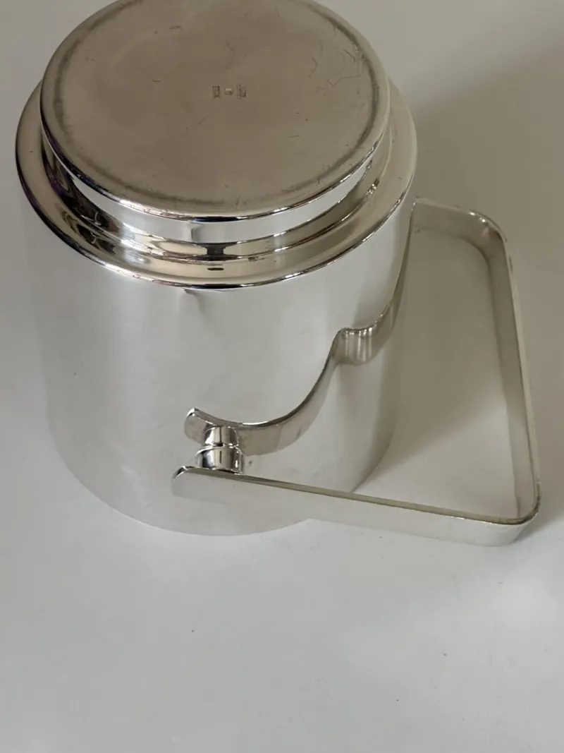 Pamono Ice Bucket and Tongs by Gallia Christofle for Christofle, Set of 2> Ice Buckets & Wine Coolers