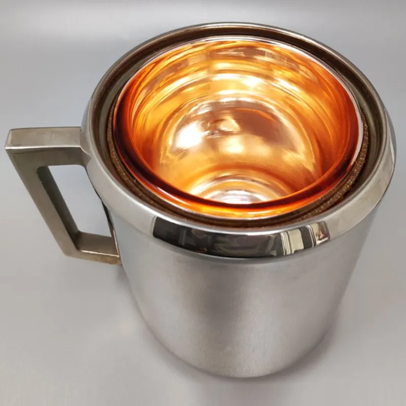 Pamono Ice Bucket by Aldo Tura for Macabo, Italy, 1960s> Ice Buckets & Wine Coolers