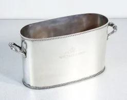Pamono Ice Bucket in Silver-Plated Metal from Moet & Chandon> Ice Buckets & Wine Coolers