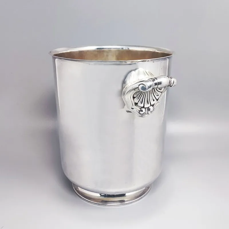 Pamono Ice Bucket in Silver-Plating from Christofle, France, 1950s