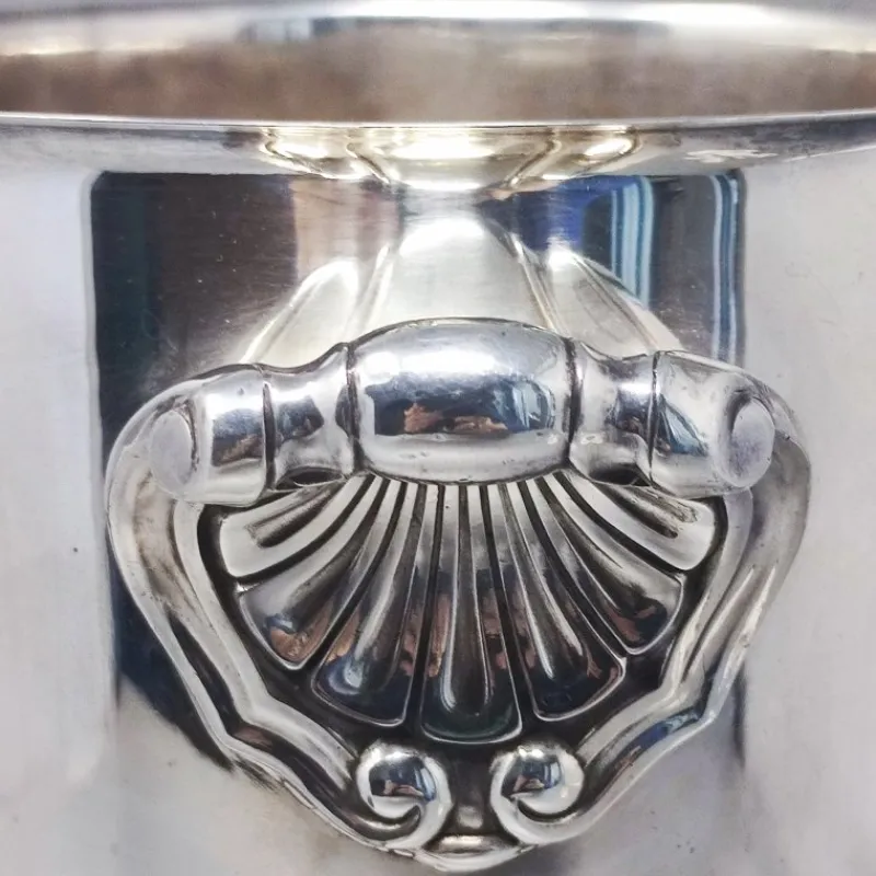 Pamono Ice Bucket in Silver-Plating from Christofle, France, 1950s
