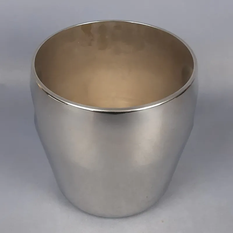 Pamono Ice Bucket in Stainless Steel by Alfra Alessi, 1970s> Ice Buckets & Wine Coolers
