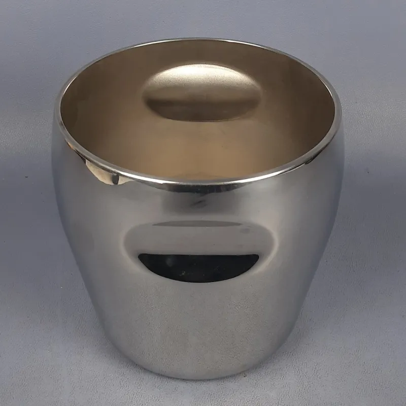 Pamono Ice Bucket in Stainless Steel by Alfra Alessi, 1970s> Ice Buckets & Wine Coolers