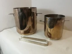 New Pamono Ice Buckets by Lino Sabattini for Christofle, France, 1950s, Set of 3
