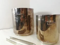 New Pamono Ice Buckets by Lino Sabattini for Christofle, France, 1950s, Set of 3