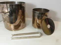 New Pamono Ice Buckets by Lino Sabattini for Christofle, France, 1950s, Set of 3