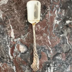 Pamono Ice Cream Spoons in Sterling Silver and Vermeil from Odiot, France, 19th Century, Set of 18><noscript><img width=