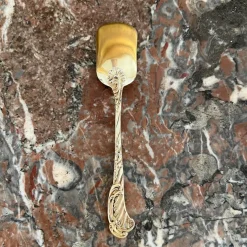 Pamono Ice Cream Spoons in Sterling Silver and Vermeil from Odiot, France, 19th Century, Set of 18><noscript><img width=