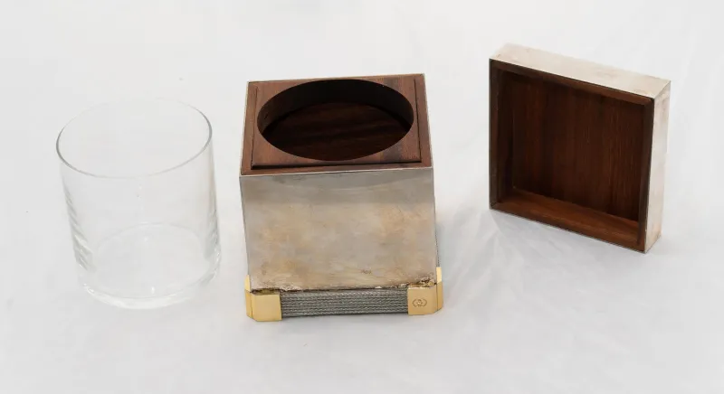 Pamono Ice Cube Holder from Gucci, Italy, 1970s> Ice Buckets & Wine Coolers