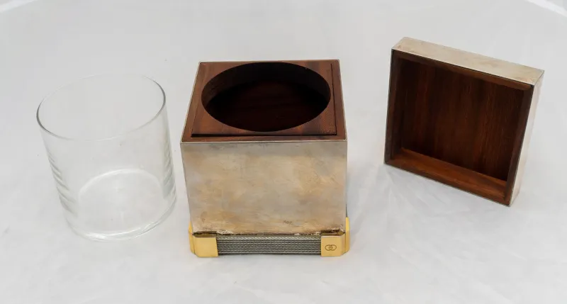 Pamono Ice Cube Holder from Gucci, Italy, 1970s> Ice Buckets & Wine Coolers