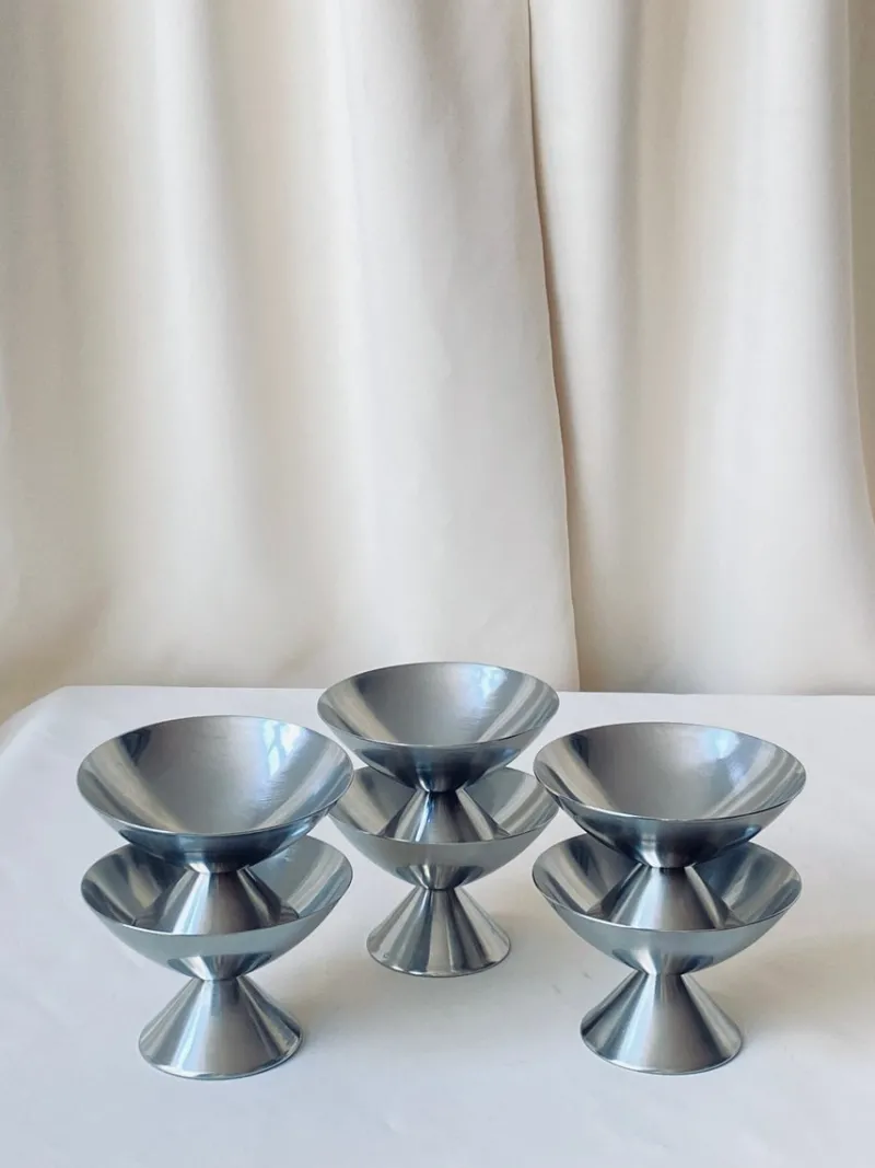 Clearance Pamono Icecream Cups by Christa Petroff-Bohne for ABS, 1960s, Set of 6