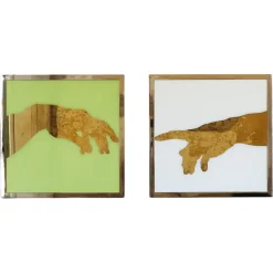 Outlet Pamono Icon Wall Decoration by Davide Medri, Set of 2
