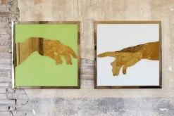 Outlet Pamono Icon Wall Decoration by Davide Medri, Set of 2