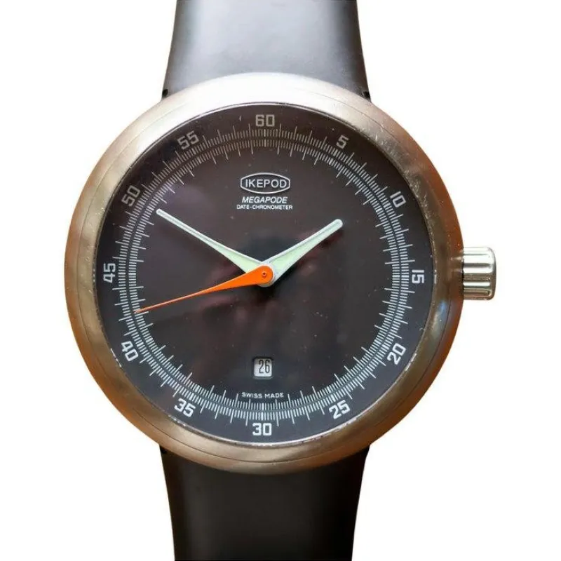 Pamono Ikepod Watch in Stainless Steel, 1990