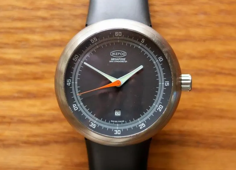 Pamono Ikepod Watch in Stainless Steel, 1990