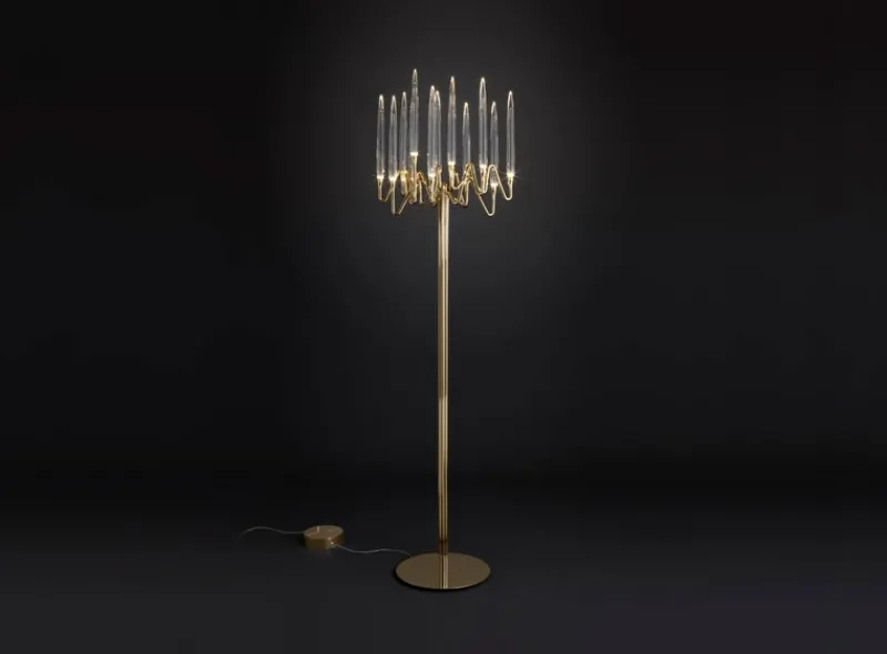 Pamono Il Pezzo 3 Bronze Floor Lamp by Il Pezzo Mancante> Floor Lamps