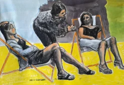 Pamono Ilia Balavadze, Untitled 2.2, 2025, Gouache on Paper> Work On Paper
