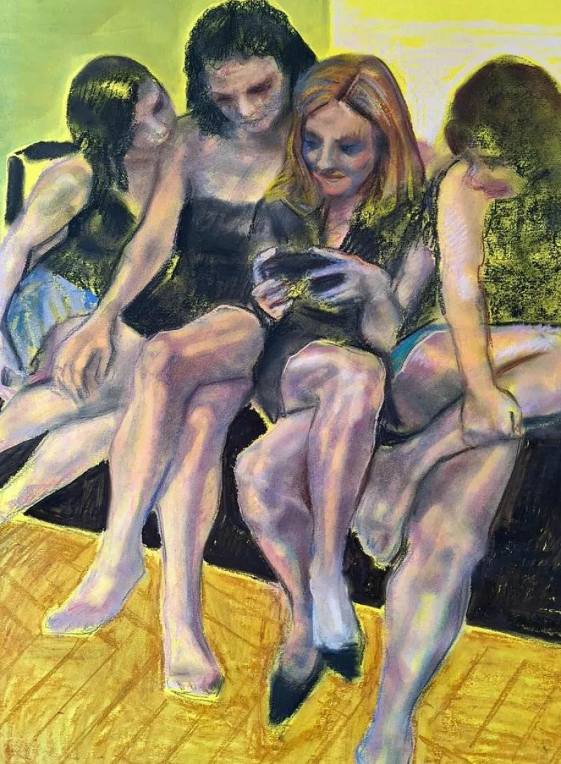 Outlet Pamono Ilia Balavadze, Untitled 5, 2025, Gouache on Paper