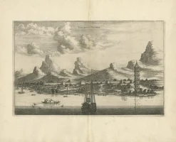 Outlet Pamono Illustration of the City of Sucheu in China, 1668, Print