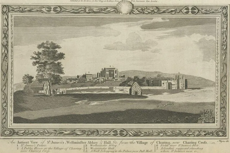 Outlet Pamono Illustration of the Famous Westminster Abbey, London, England, 1800