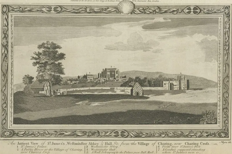Outlet Pamono Illustration of the Famous Westminster Abbey, London, England, 1800