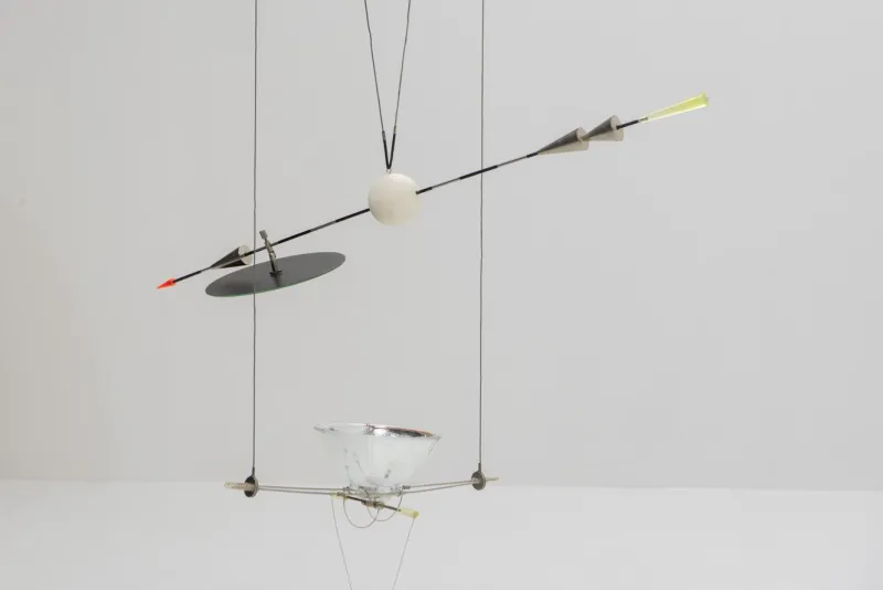 Pamono Ilo Ilu Light Sculpture by Ingo Maurer, 1980s> Ceiling Lights