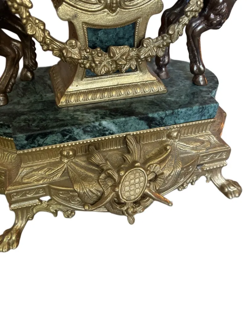 Best Pamono Imperial Mantel Clock from Farbel Fonderie D`art, 1969