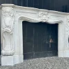 Best Pamono Impressive Louis XV Fireplace in Carrara Marble, 1880s