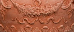 Hot Pamono Impruneta Terracotta Planters with Fauns, Late 20th Century, Set of 2