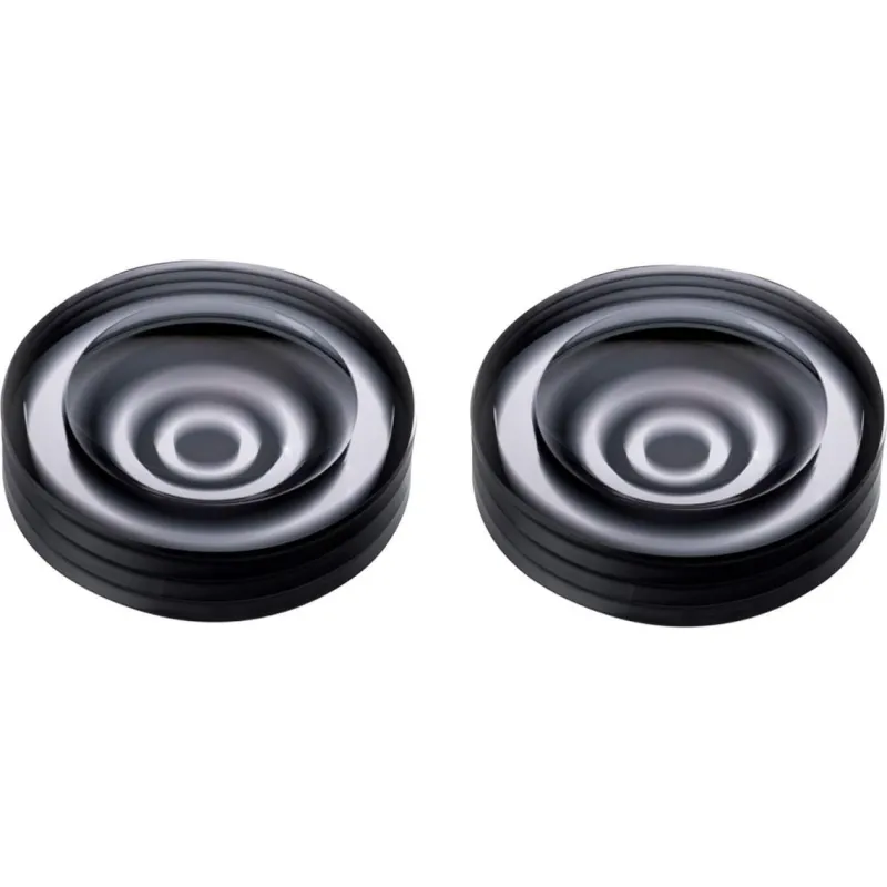 Pamono Incisioni Iridi Plissé Ashtrays by Purho, Set of 2> Ashtrays & Catchalls