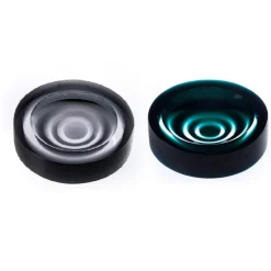 Clearance Pamono Incisioni Iridi Stripe Ashtrays by Purho, Set of 2