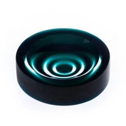 Clearance Pamono Incisioni Iridi Stripe Ashtrays by Purho, Set of 2