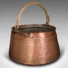 Online Pamono Indian Fireside Fuel Basket in Copper & Bronze, 1850s