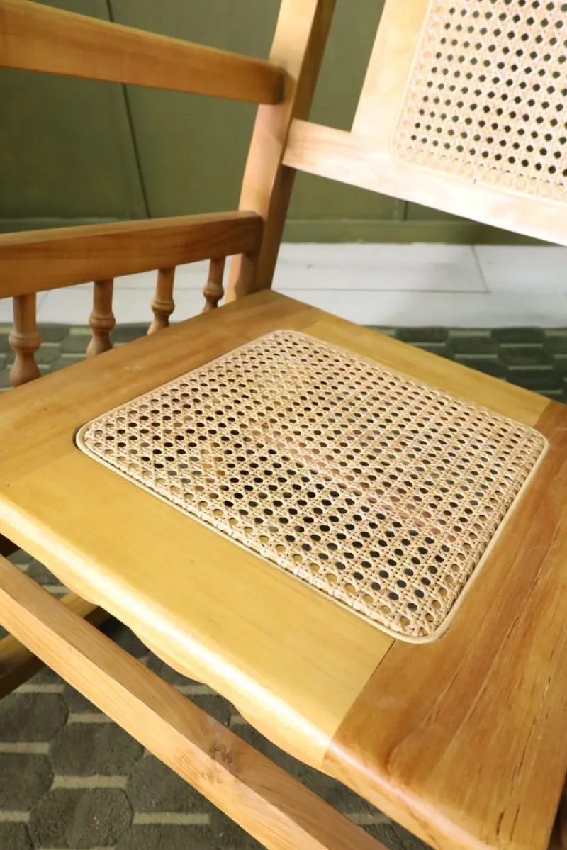 Pamono Indonesian Teak Rocking Chair> Rocking Chairs