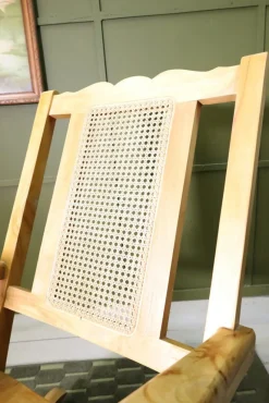 Pamono Indonesian Teak Rocking Chair><noscript><img width=