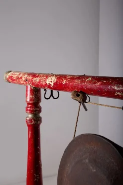 Pamono Indonesian Traditional Gong and Bonang, 1800s, Set of 2><noscript><img width=