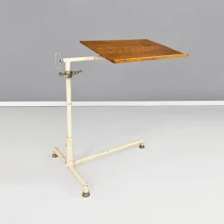 Best Pamono Industrial Adjustable Drafting or Worktable in Iron and Wood, 1960s