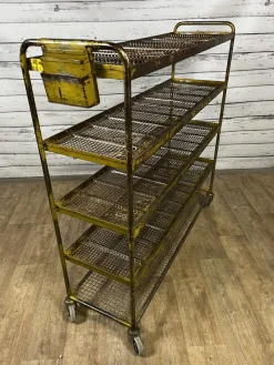 Pamono Industrial Cart Rack in Iron><noscript><img width=