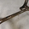 Outlet Pamono Industrial Cast Iron Garden Table with Stone Top, 1930s