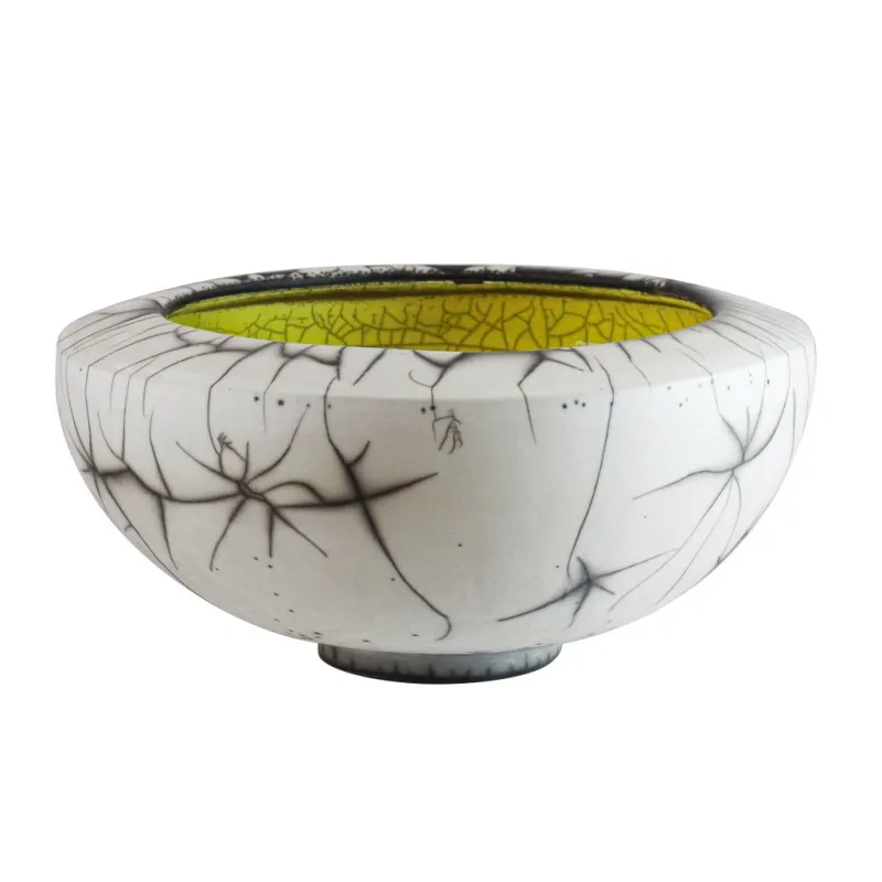 Pamono Industrial Ceramic Bowl L from Di Luca Ceramics> Decorative Objects