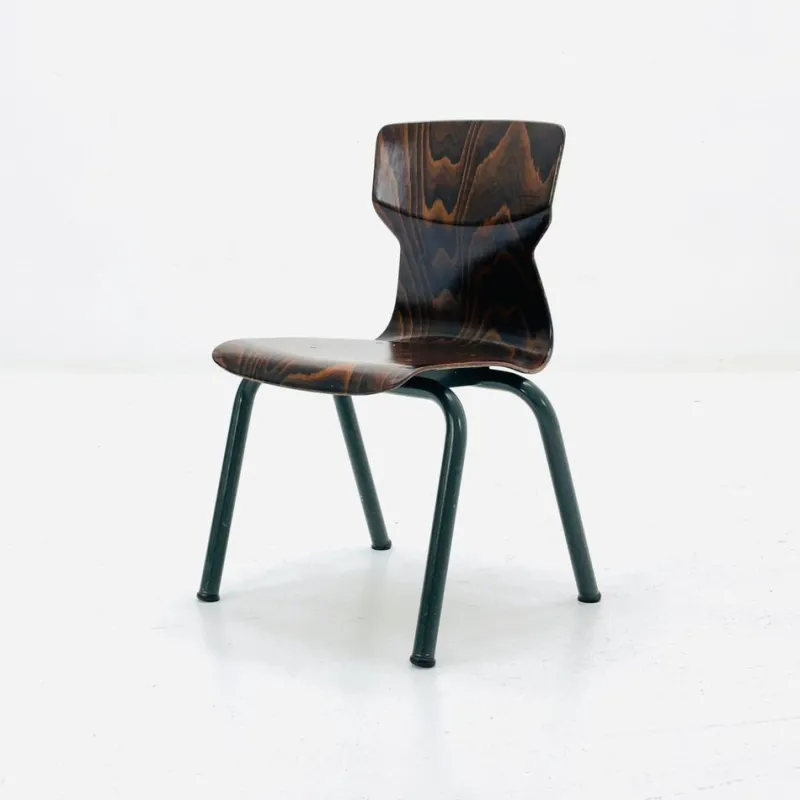 Pamono Industrial Children's School Chair in Plywood by Galvanitas & Eromes, 1960s> Children's Chairs