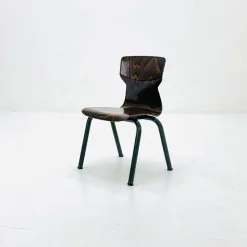 Pamono Industrial Children's School Chair in Plywood by Galvanitas & Eromes, 1960s> Children's Chairs