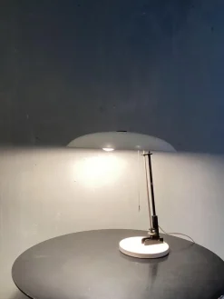 Pamono Industrial Dutch Table Lamp from Nedalo, 1950s><noscript><img width=
