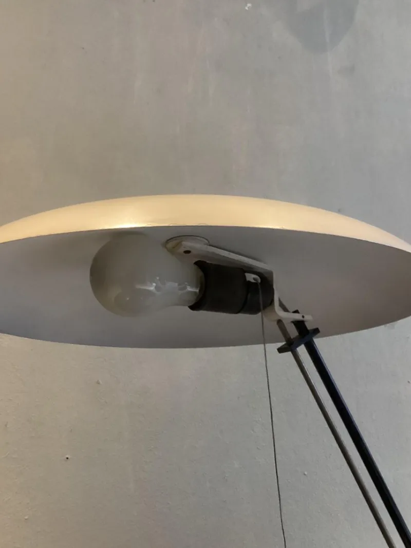Pamono Industrial Dutch Table Lamp from Nedalo, 1950s> Table Lamps