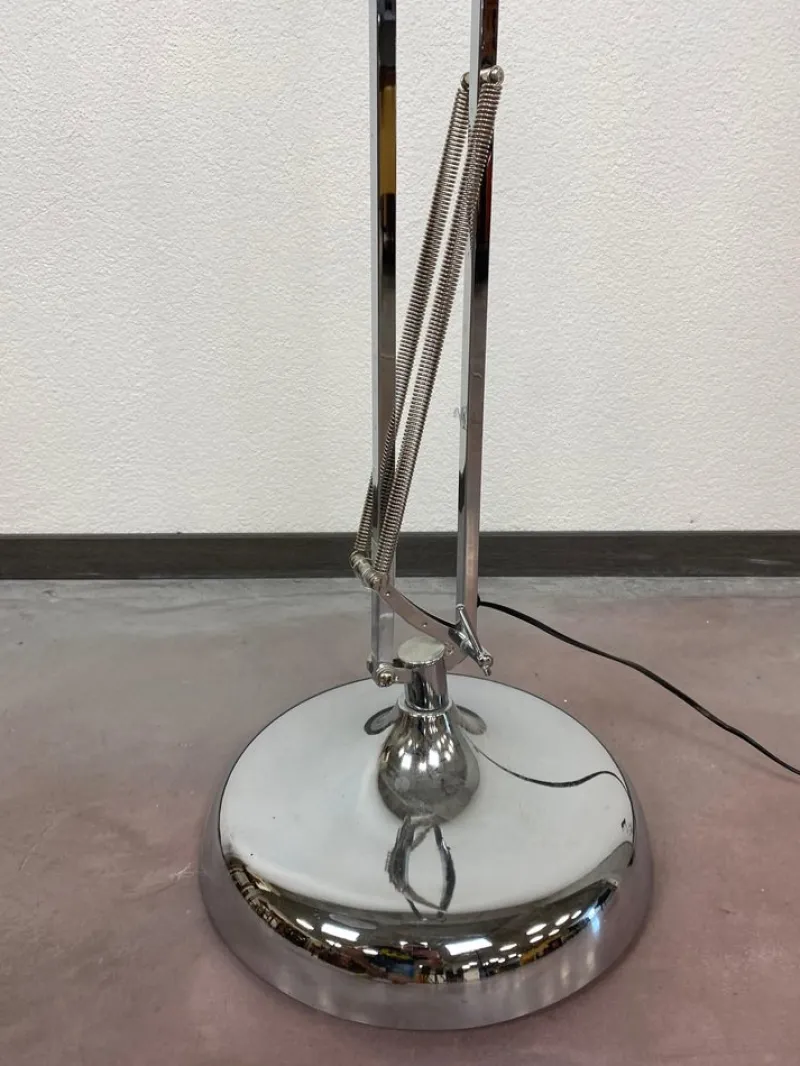 Pamono Industrial Floor Chrome Lamp, 1980s> Floor Lamps