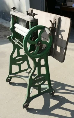 Discount Pamono Industrial Garden Table in Cast-Iron with Pine Top, 1900