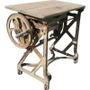 Pamono Industrial Garden Table with Pine Top, 1900> Garden Tables